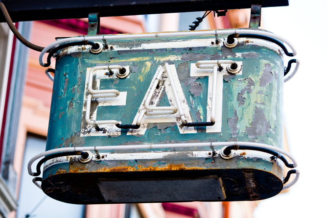 eat sign